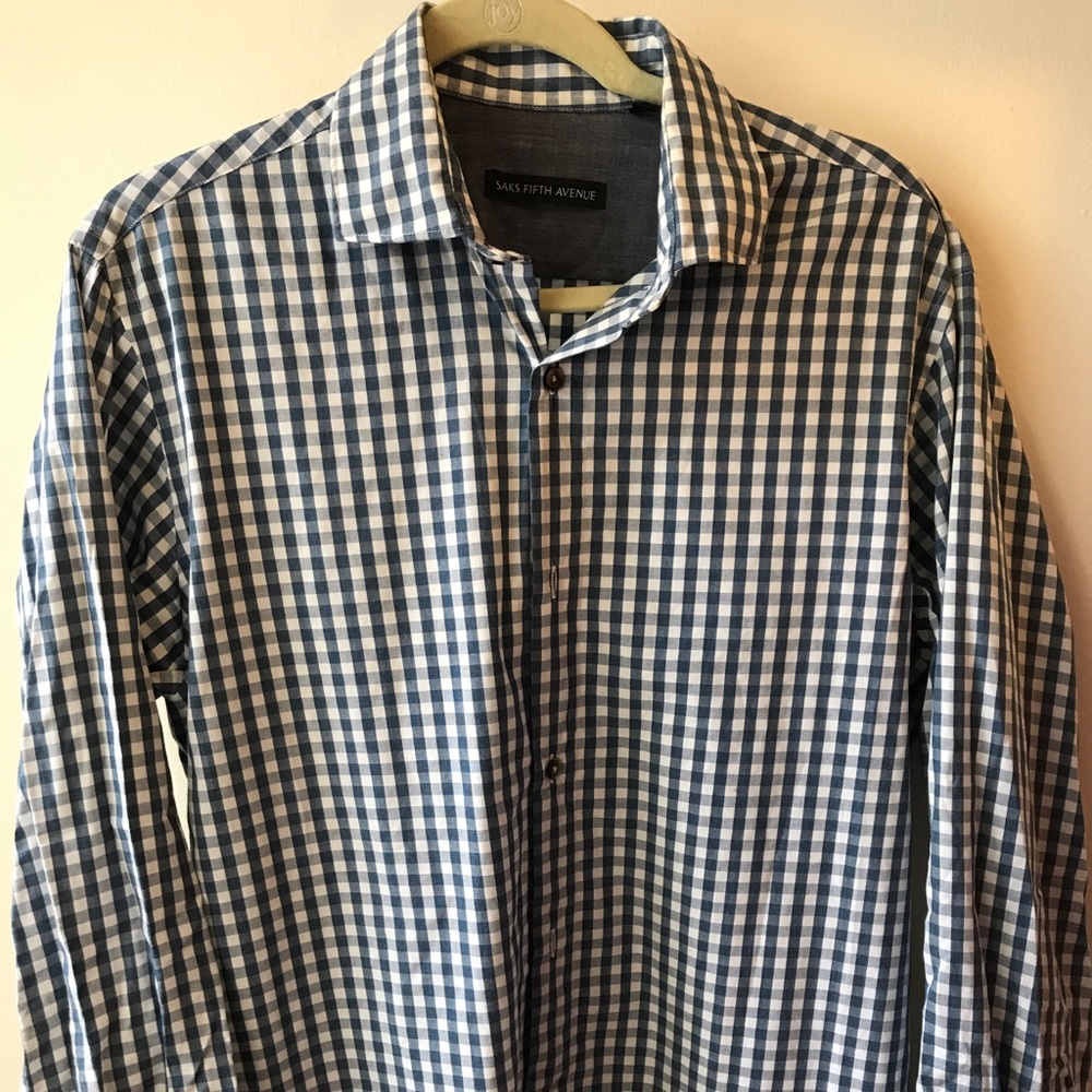 Saks Fifth Ave Men’s long sleeve button down.
